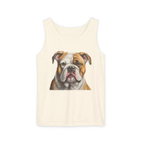 American Bulldog Unisex Relaxed Fit Ringspun Cotton Tank Top