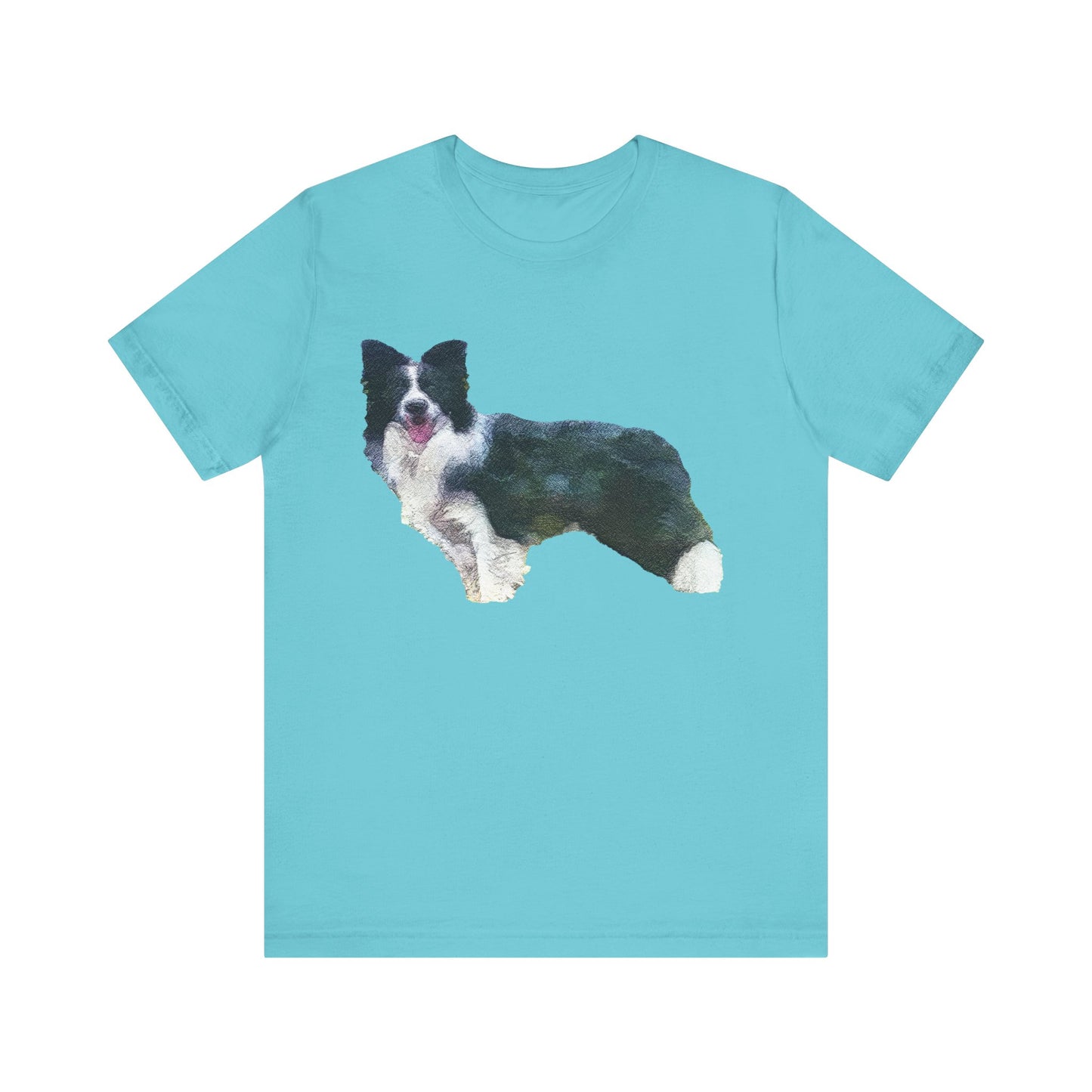 Border Collie 'Andrew' Unisex Jersey Short Sleeve Tee