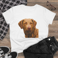 Chesapeake Bay Retriever Women's Midweight Cotton Tee