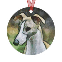 Whippet 'Simba' Metal Ornaments