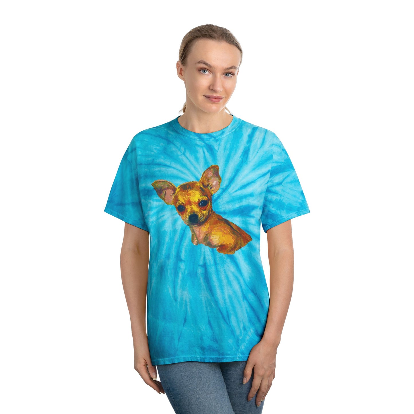 Chihuahua 'Belle' Tie-Dye Tee, Cyclone