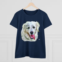 Great Pyrenese 'Heidi"  Women's Midweight Cotton Tee