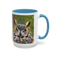 Great Horned Owl 'Hooty' Ceramic Accent Mugs