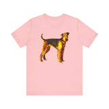 Airedale Terrier 'Lucy' Unisex Jersey Short Sleeve Tee