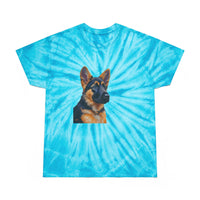 German Shepherd Puppy Classic Tie-Dye Tee, Cyclone