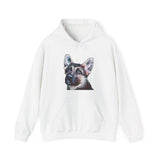 German Shepherd 'Sly' Unisex 50/50 Hoodie