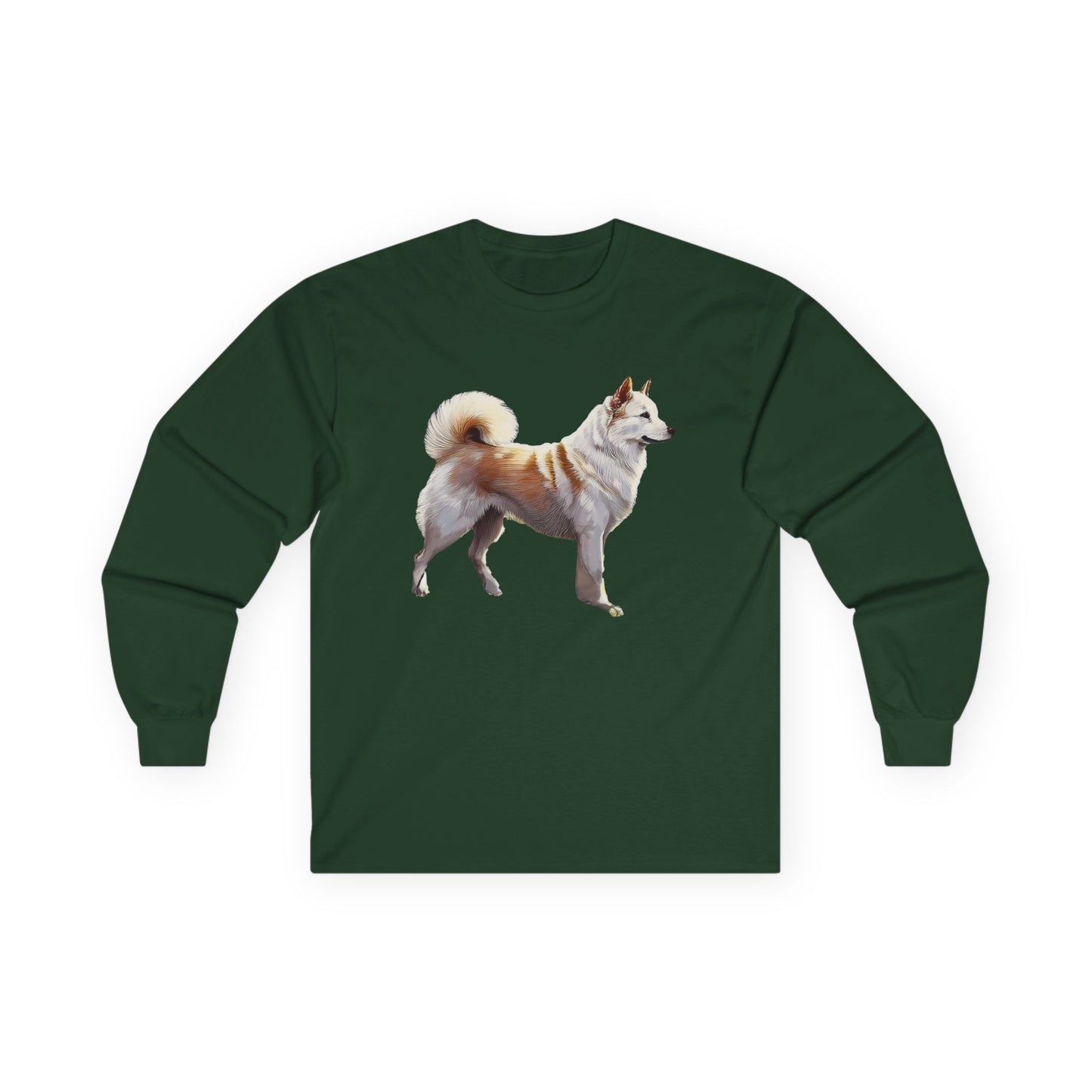 Kishu Ken Unisex Classic Cotton Long Sleeve Tee