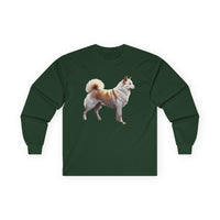 Kishu Ken Unisex Classic Cotton Long Sleeve Tee