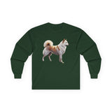 Kishu Ken Unisex Classic Cotton Long Sleeve Tee