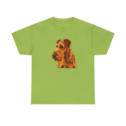 Irish Terrier 'Jocko' Unisex Heavy Cotton Tee