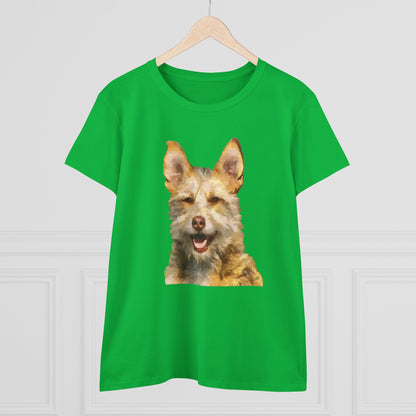 Portuguese Podengo Women's Midweight Cotton Tee