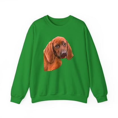 Redbone Coonhound Unisex 50/50 Crewneck Sweatshirt