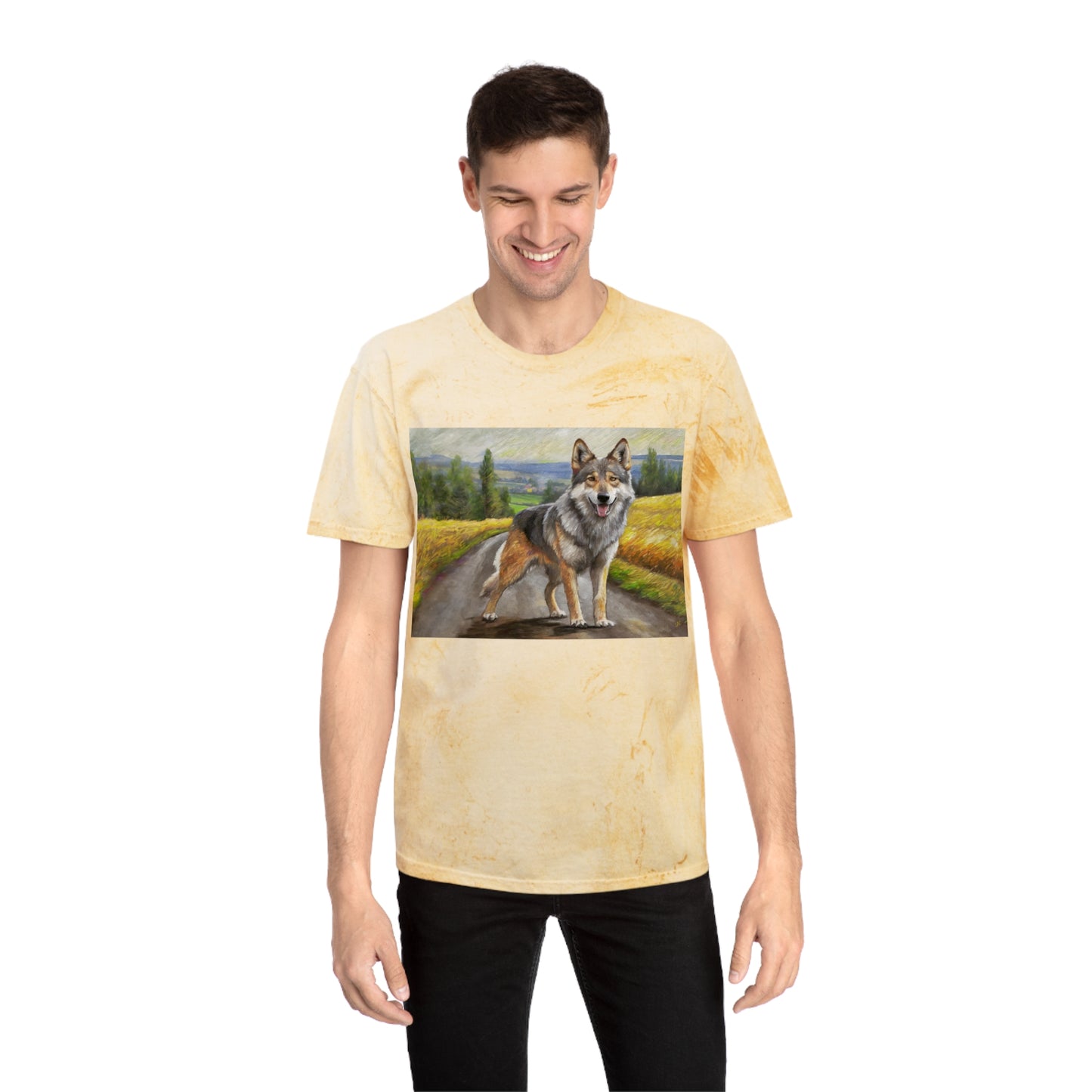 Czechoslovakian Vlciak Wolfdog Classic Color Blast T-Shirt