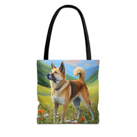 Korean Jindo Polyester Tote Bag (AOP)