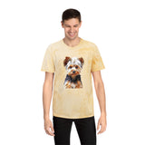 Yorkshire Terrier 'Lupis' Unisex Color Blast Ringspun Cotton T-Shirt by DoggyLips™