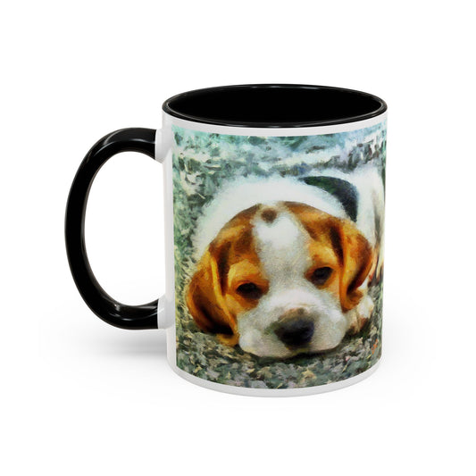 English Foxhound 'Sacha' Accent Coffee Mug
