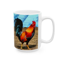 Rooster 'Silas' Ceramic Mug, 2 sizes