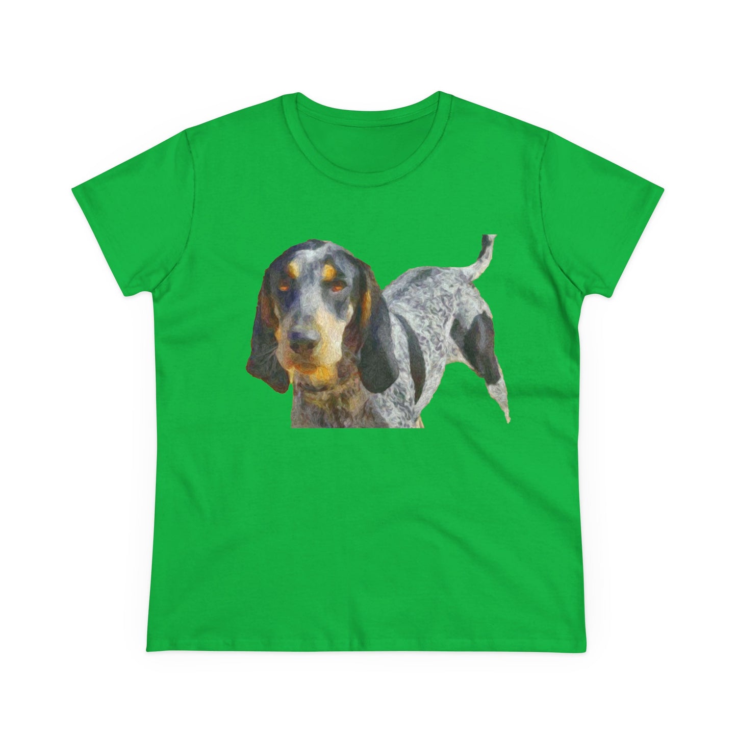 Bluetick Coonhound Women's Midweight Cotton Tee