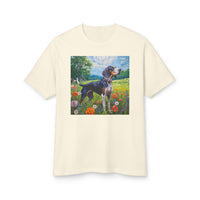 Bluetick Coonhound Unisex Relaxed Fit Heavyweight Tee