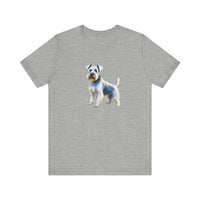 White Schnauzer Unisex Jersey Short Sleeve Tee