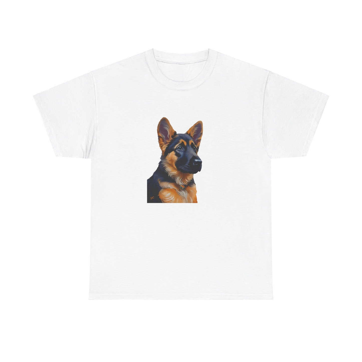 German Shepherd Puppy  Classic Heavy Cotton Tee