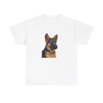 German Shepherd Puppy  Classic Heavy Cotton Tee