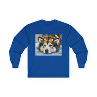 Malamute 'Eyak' Unisex Cotton Long Sleeve Tee