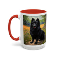 Schipperke  Accent Coffee Mug - 2 sizes  -  Perfect Gift for Dog Lovers