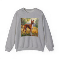 Azawakh 'Tuareg Sloughi' Unisex 50/50 Crewneck Sweatshirt