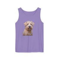 Soft Coated Wheaten Terrier - Unisex Relaxed Fit Garment-Dyed Tank Top