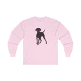 Hungarian Vizsla Unisex Cotton Long Sleeve Tee