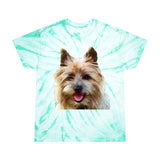 Cairn Terrier 'Toto' Unisex Tie-Dye Tee, Cyclone