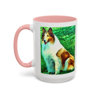 Collie 'Ramsey' Accent Coffee Mug, - 2 Sizes