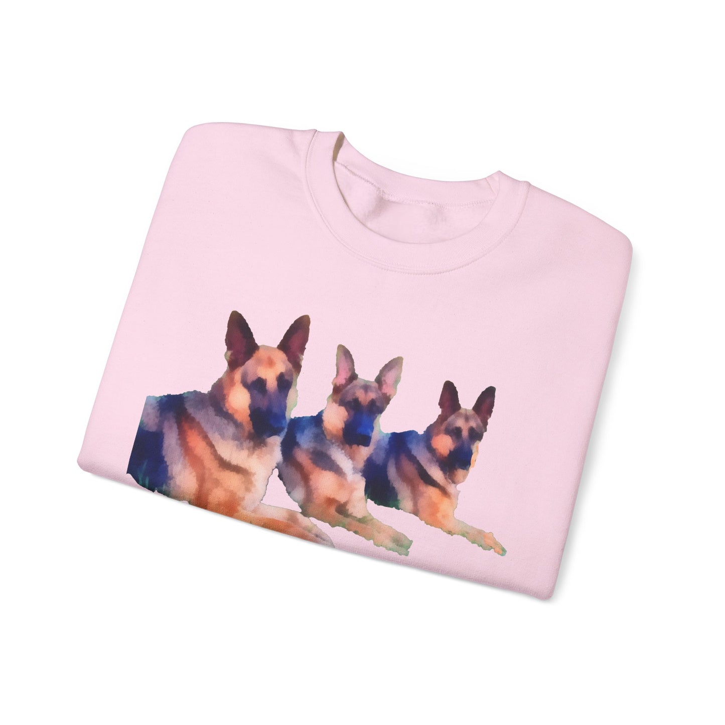 German Shepherd Trio Unisex 50/50 Crewneck Sweatshirt
