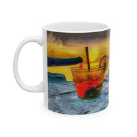 Happy Hour on Sifnos (Greece) Ceramic Mug 11oz