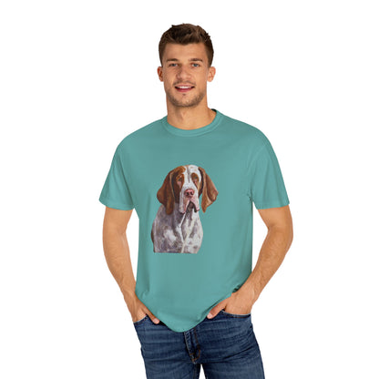 Bracco Italiano Unisex Relaxed Fit Garment-Dyed T-shirt