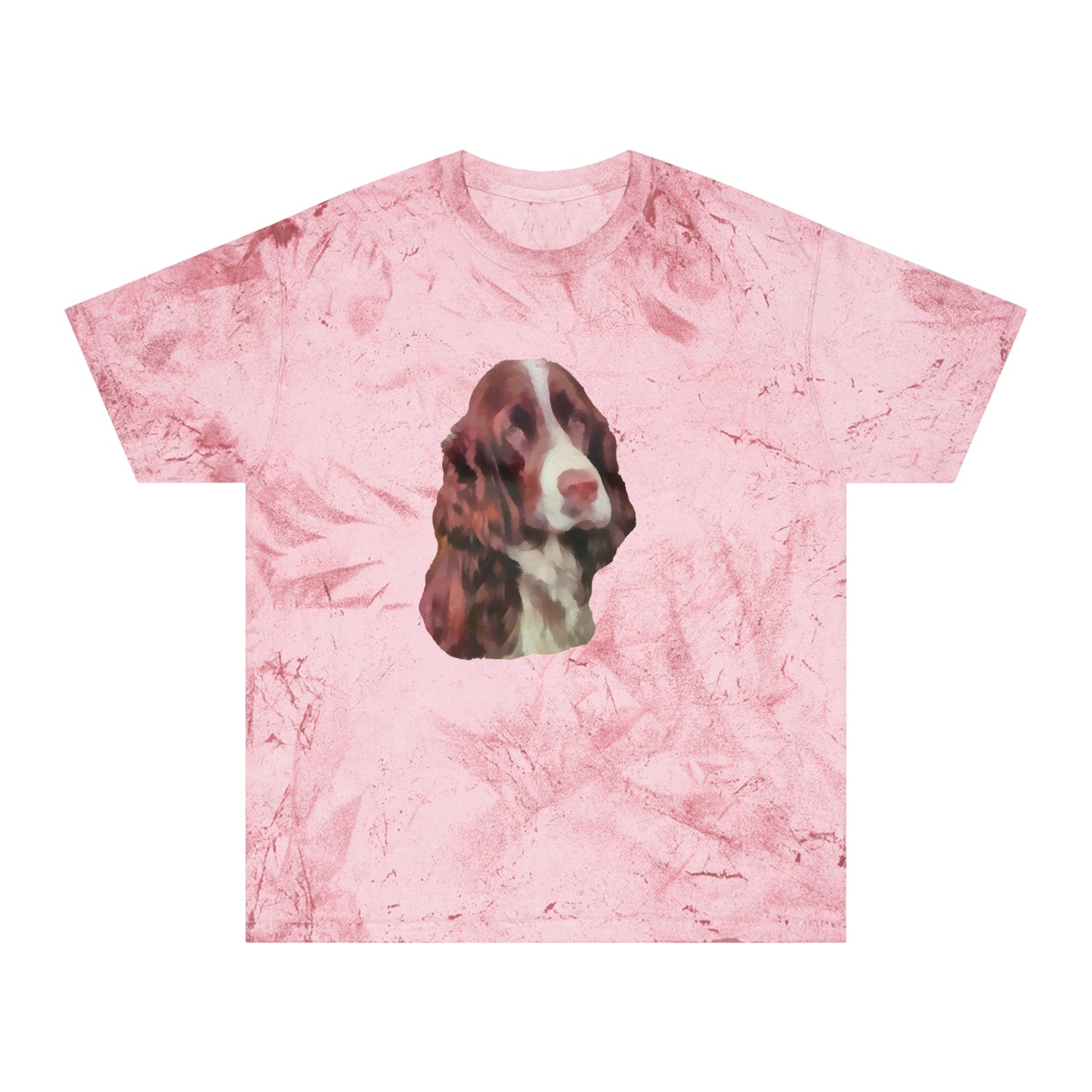 English Springer Spaniel Unisex Cotton Color Blast T-Shirt