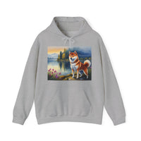 Shiba Inu Unisex 50/50 Hooded Sweatshirt