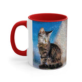 Cat Teris of Tinos Accent Coffee Mug, 11oz