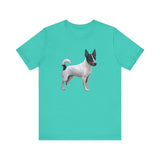 Japanese Terrier Unisex Jersey Tee - A Luxe Attire for Dog Lovers