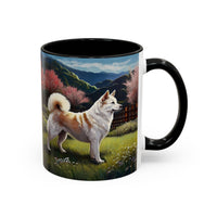 Kishu Ken - Ceramic Accent Coffee Mug (11, 15oz)