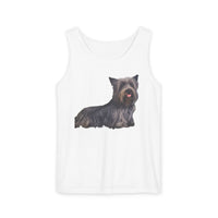 Skye Terrier Unisex Relaxed Fit Garment-Dyed Tank Top