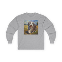 Bearded Collie Cotton Long Sleeve Tee
