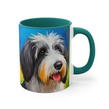 Polish Lowland Sheepdog Accent Coffee Mug, 11oz