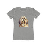 Lhasa Apso - Women's Slim Fit 100% Ringspun Cotton Tee