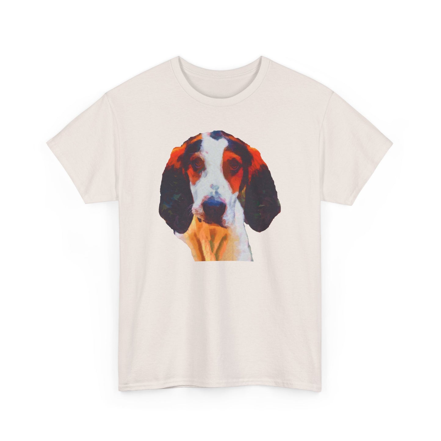 Elegant Treeing Walker Coonhound Unisex Heavy Cotton Tee