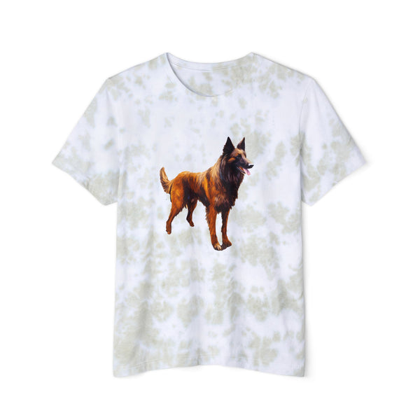Belgian Tervuren Unisex Fashion Tie-Dyed T-Shirt