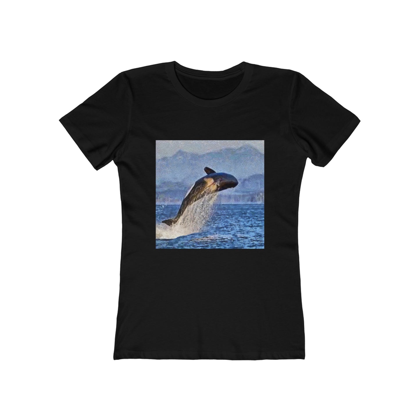 Whale 'Leviathan' - Women's Slim Fit Ringspun Cotton T-Shirt