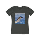 Whale 'Leviathan' - Women's Slim Fit Ringspun Cotton T-Shirt