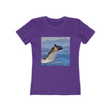 Whale 'Leviathan' - Women's Slim Fit Ringspun Cotton T-Shirt